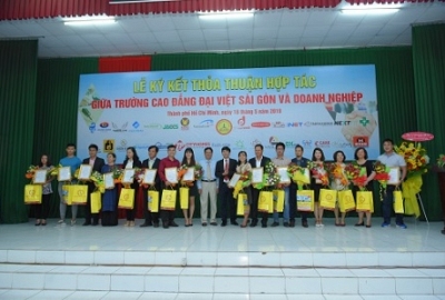 Chương trình ký kết Hợp tác giữa trường Cao đẳng Đại Việt Sài Gòn với Doanh nghiệp năm 2019