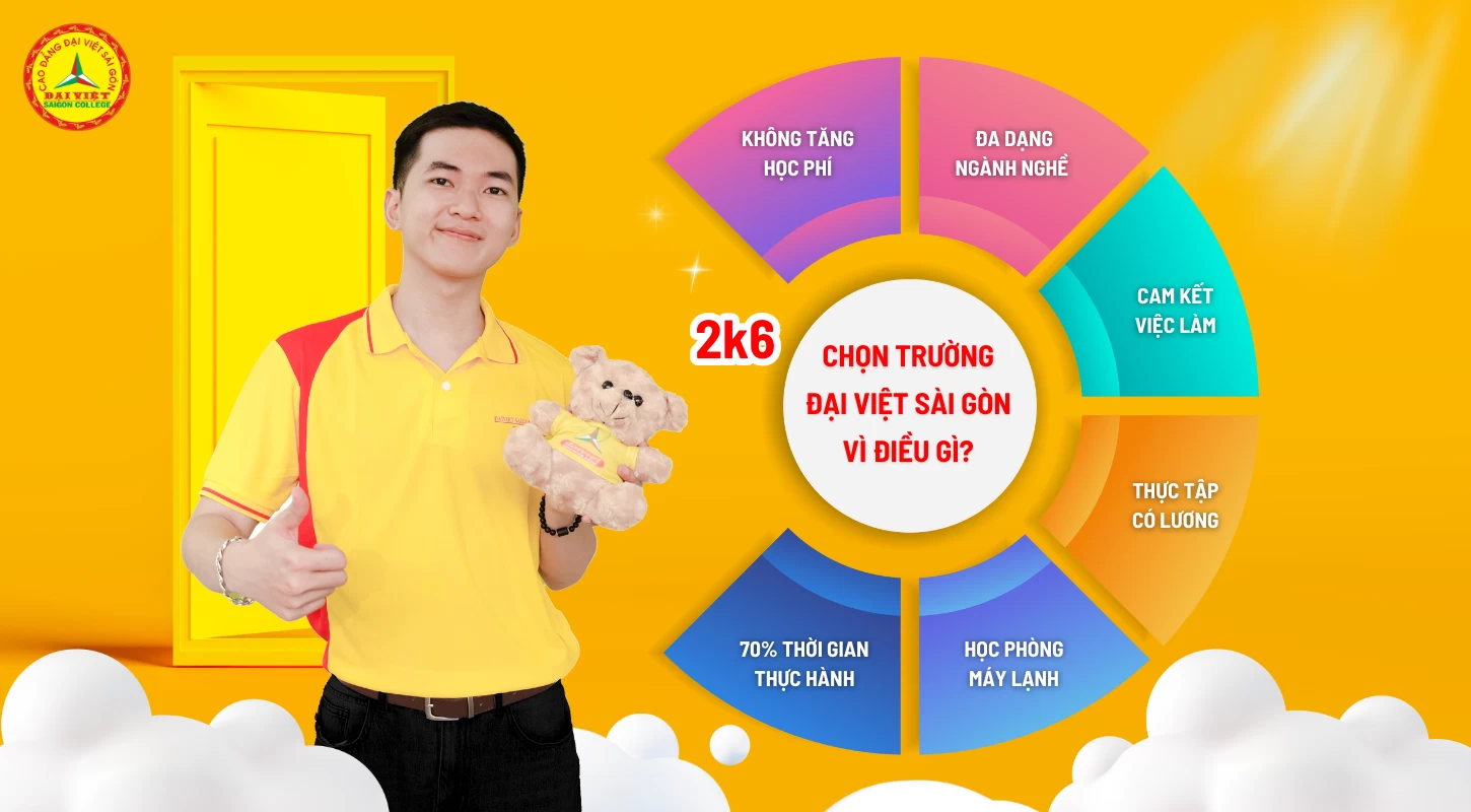 2K6 Chọn Trường Đại Việt Sài Gòn Vì Điều Gì | Trường Cao Đẳng Đại Việt Sài Gòn