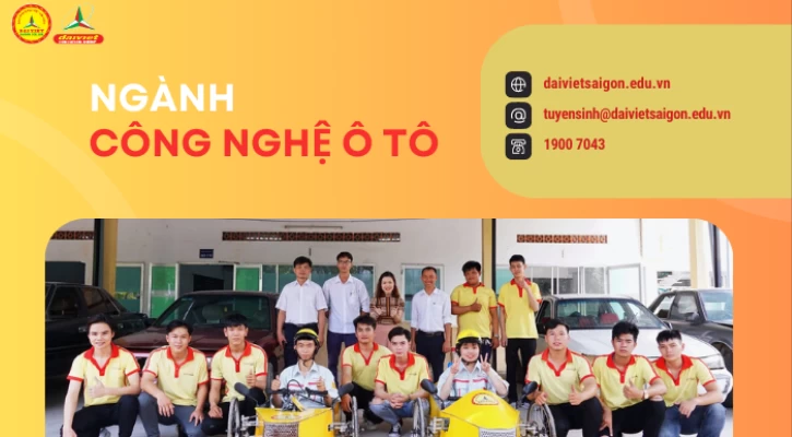 Ngành Công Nghệ Ô Tô Bậc Cao Đẳng – Học Nhanh, Có Việc Làm Ngay | Trường Cao Đẳng Đại Việt Sài Gòn