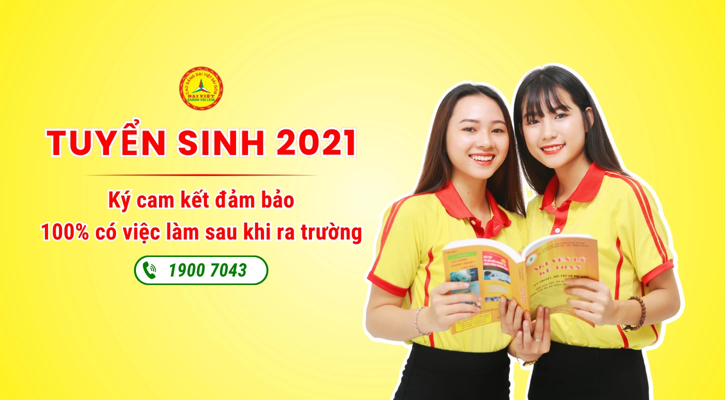 Thông Báo Tuyển Sinh Cao Đẳng & Tccn Chính Quy Năm 2021 | Trường Cao Đẳng Đại Việt Sài Gòn