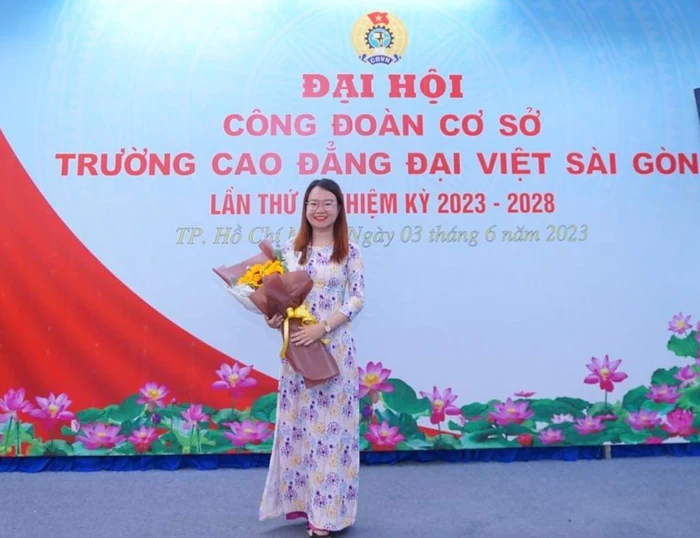 Cô Nguyễn Phương Thảo – Phụ trách Khoa Kinh tế, Trường Cao đẳng Đại Việt Sài Gòn