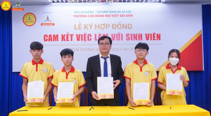 Cam kết đảm bảo 100% có việc làm tại Trường Cao đẳng Đại Việt Sài Gòn