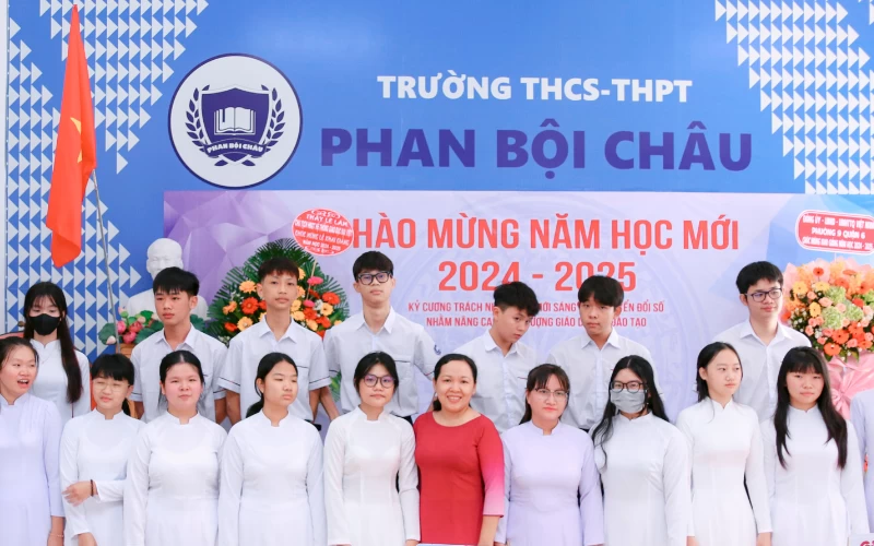 Khai giảng THCS - THPT Phan Bội Châu