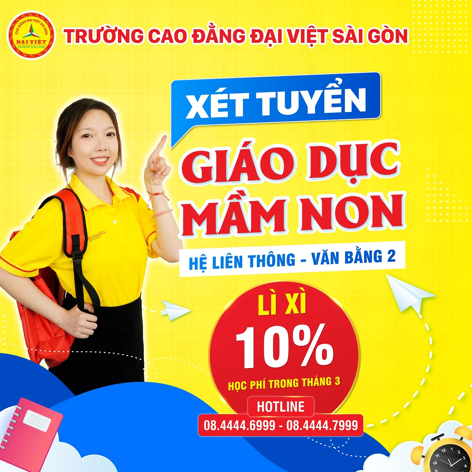 TUYỂN SINH GIÁO DỤC MẦM NON LIÊN THÔNG - VĂN BẰNG 2