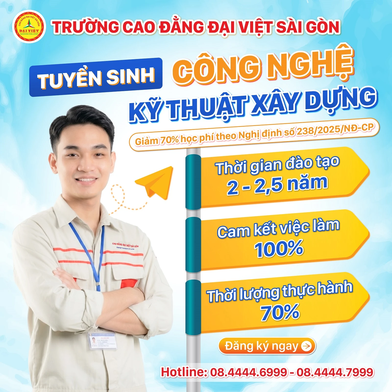 TUYỂN SINH NGÀNH CÔNG NGHỆ KỸ THUẬT XÂY DỰNG 2026