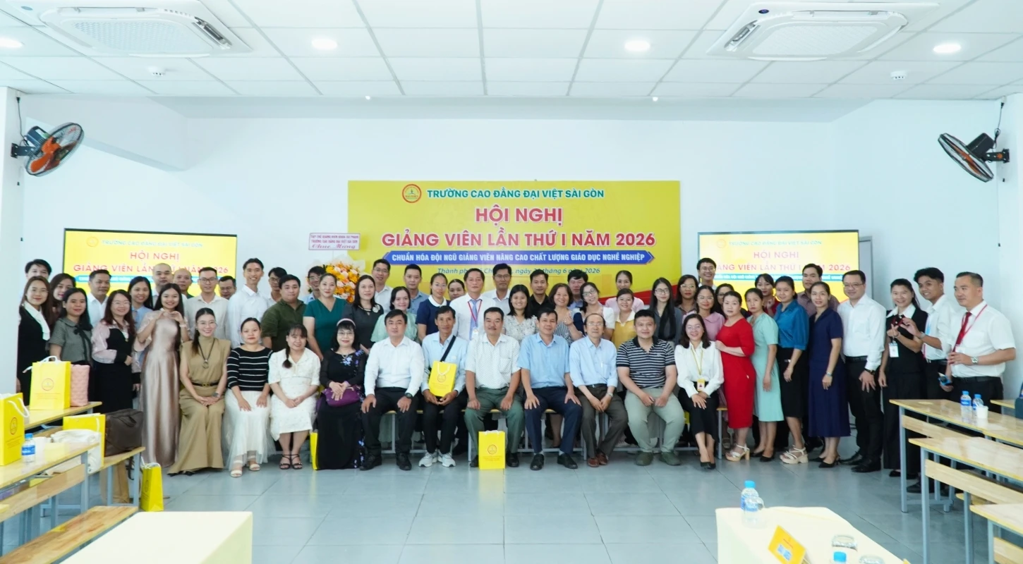 HỘI NGHỊ GIẢNG VIÊN LẦN THỨ I NĂM 2026 | Trường Cao Đẳng Đại Việt Sài Gòn