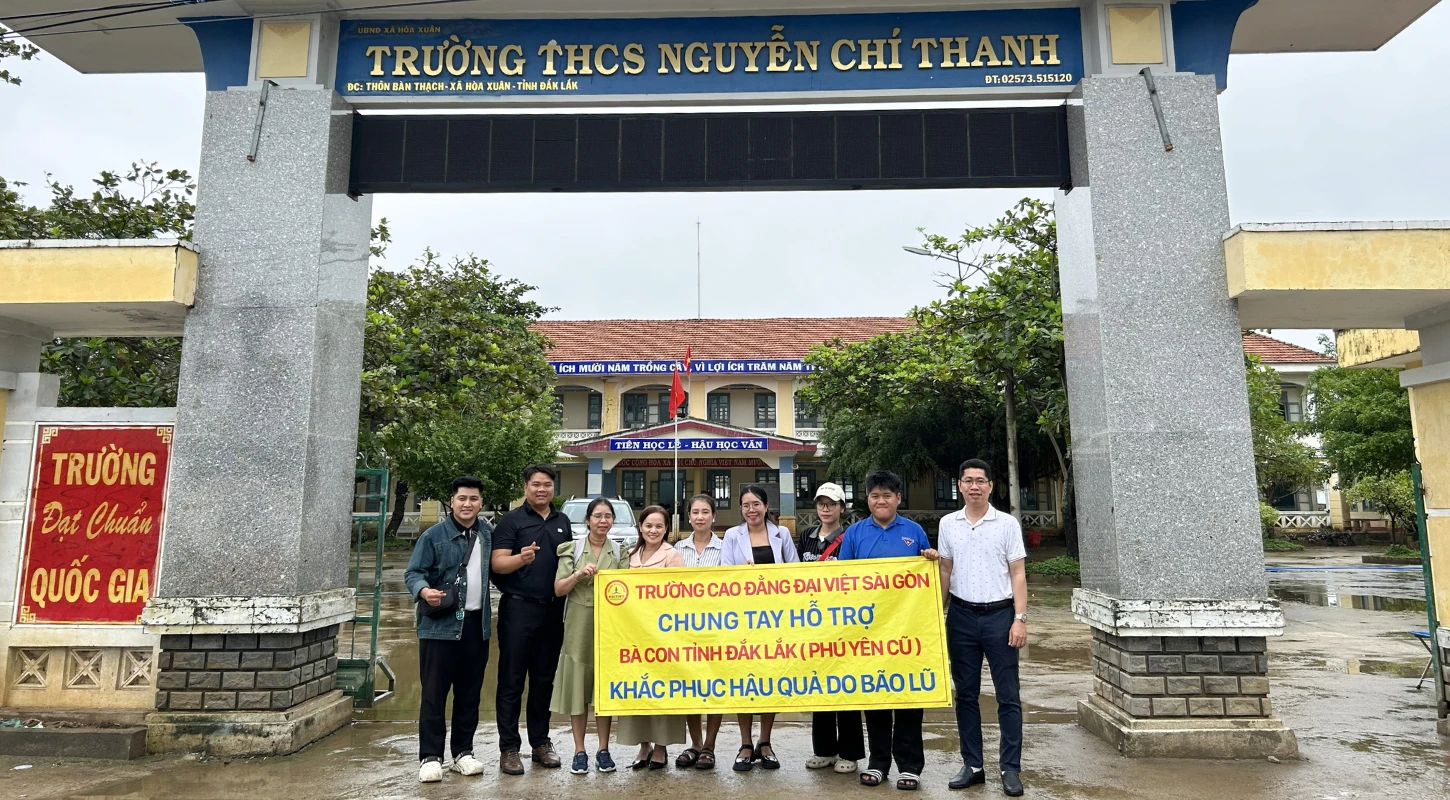 TIẾP NỐI HÀNH TRÌNH - THẮP LÊN NIỀM TIN TẠI TRƯỜNG THCS NGUYỄN CHÍ THANH | Trường Cao Đẳng Đại Việt Sài Gòn