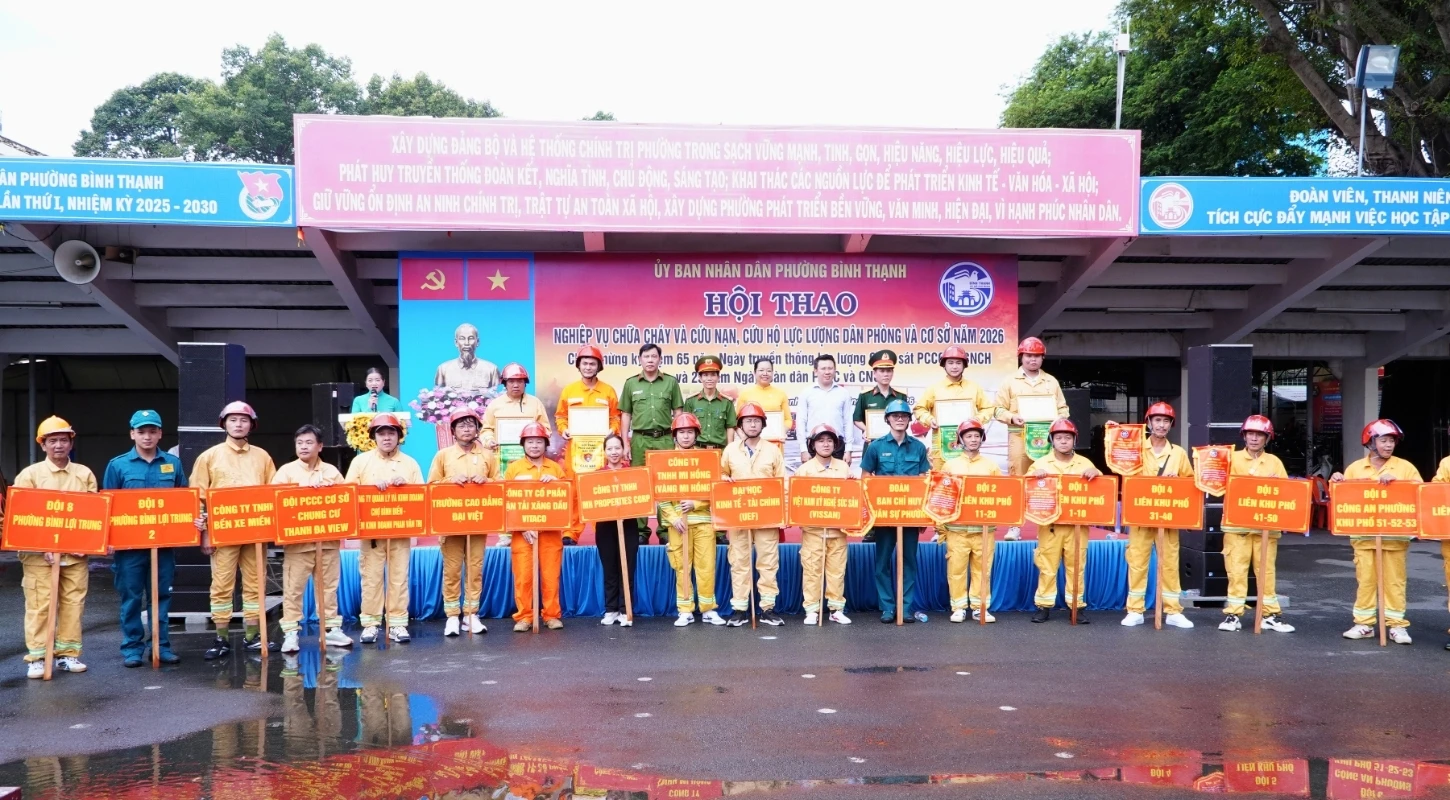 TRƯỜNG CAO ĐẲNG ĐẠI VIỆT SÀI GÒN THAM GIA HỘI THAO NGHIỆP VỤ CHỮA CHÁY VÀ CỨU NẠN, CỨU HỘ NĂM 2026 | Trường Cao Đẳng Đại Việt Sài Gòn