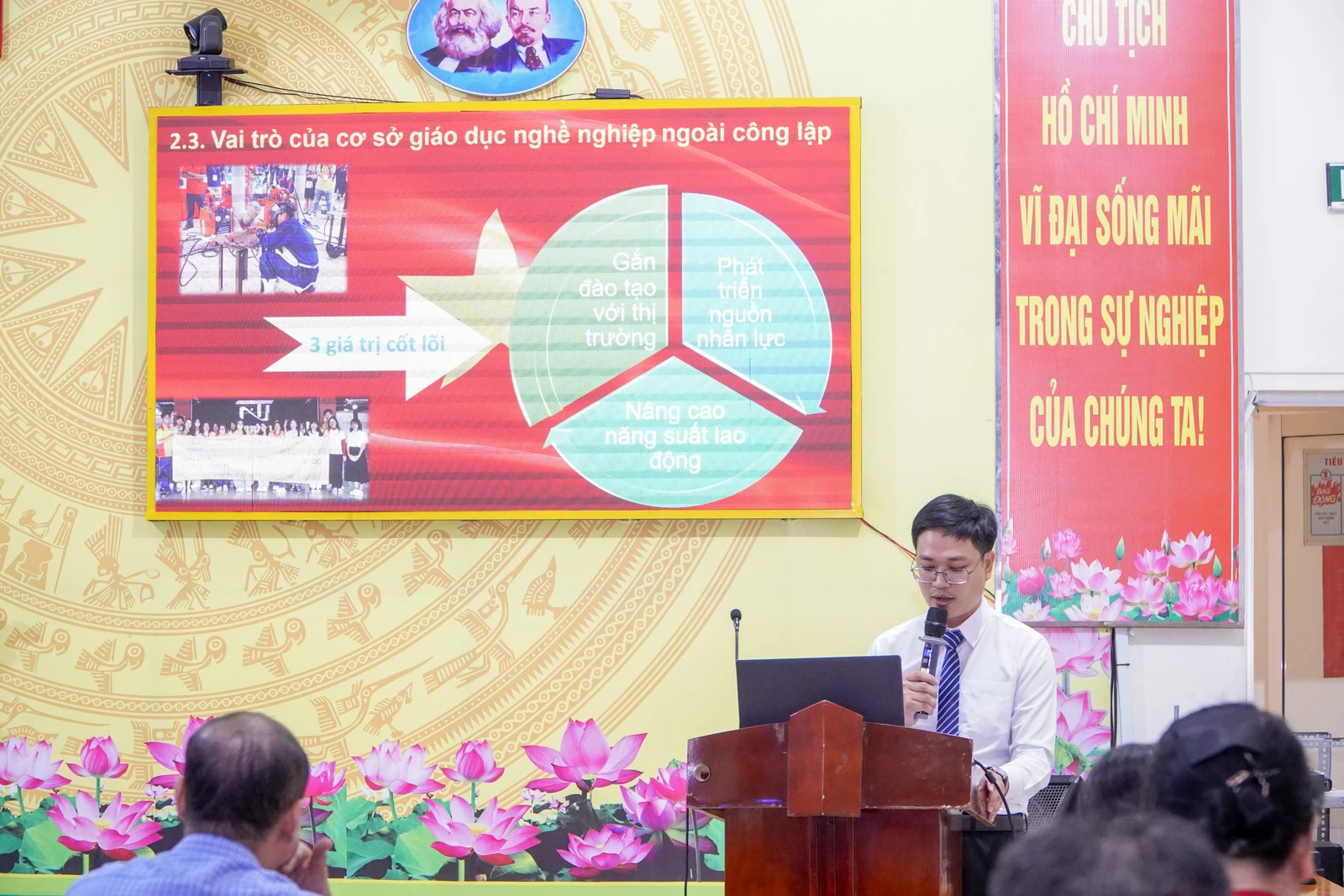 CHI BỘ TRƯỜNG CAO ĐẲNG ĐẠI VIỆT SÀI GÒN ĐẠT GIẢI TẠI HỘI THI BÁO CÁO VIÊN GIỎI NĂM 2026