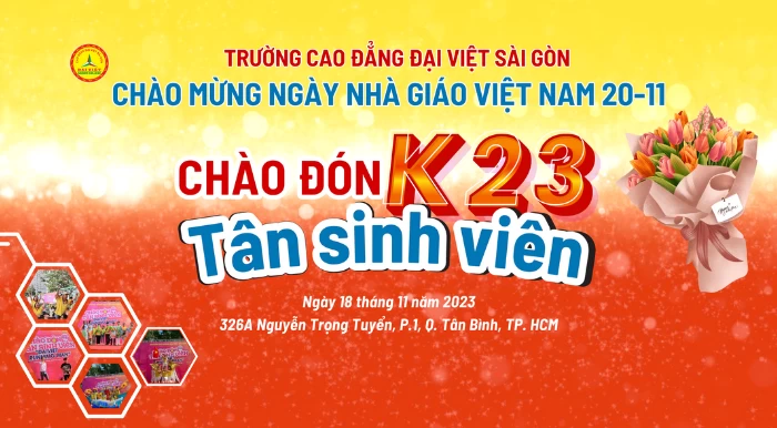 Cao đẳng Đại Việt Sài Gòn Hành Trình 23 Năm Tri Ân Thầy Cô