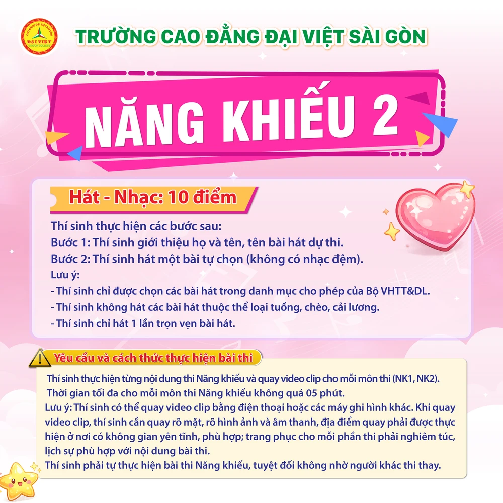Kỳ Thi Năng Khiếu Ngành Giáo Dục Mầm Non Đợt 4 Năm 2026