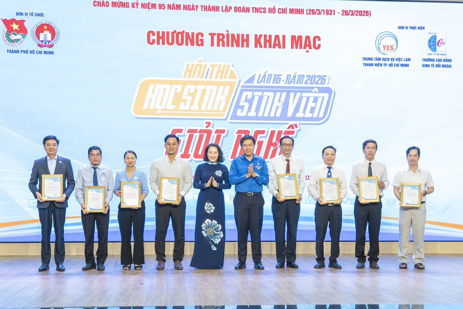 LỄ KHAI MẠC HỘI THI HỌC SINH - SINH VIÊN GIỎI NGHỀ LẦN THỨ 16 NĂM 2026