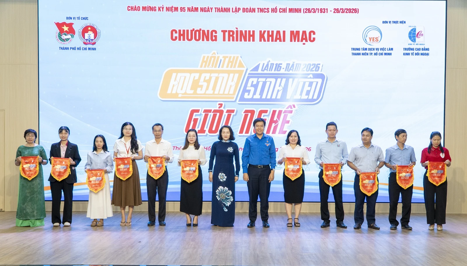 LỄ KHAI MẠC HỘI THI HỌC SINH - SINH VIÊN GIỎI NGHỀ LẦN THỨ 16 NĂM 2026