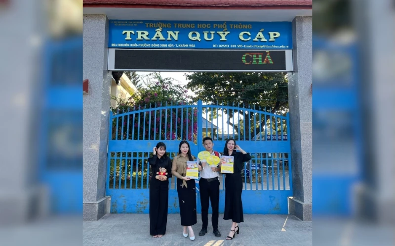 TIẾP TỤC HÀNH TRÌNH TƯ VẤN HƯỚNG NGHIỆP 2026 - TẠI TỈNH KHÁNH HÒA - TRƯỜNG THPT TRẦN QUÝ CÁP