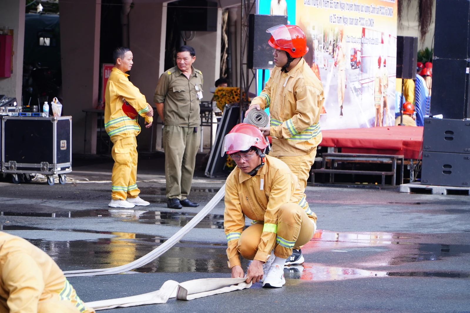 TRƯỜNG CAO ĐẲNG ĐẠI VIỆT SÀI GÒN THAM GIA HỘI THAO NGHIỆP VỤ CHỮA CHÁY VÀ CỨU NẠN, CỨU HỘ NĂM 2026