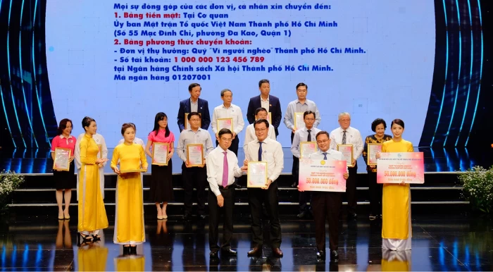 Ủng Hộ 50 Triệu Đồng Cho Quỹ "Vì Người Nghèo" Tp.hcm