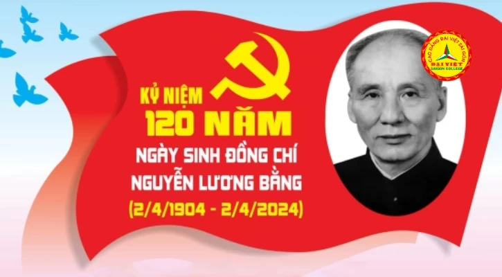 Tuyên truyền kỷ niệm 120 năm Ngày sinh đồng chí Nguyễn Lương Bằng (02/4/1904 - 02/4/2024)