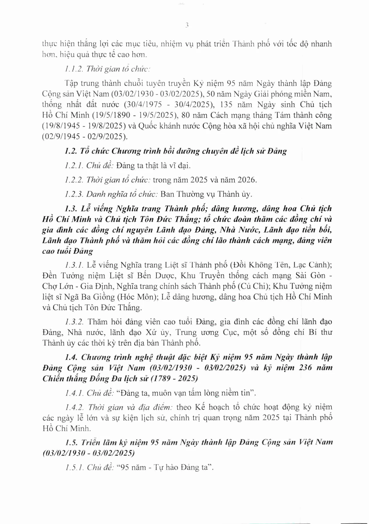 Về tuyên truyền các hoạt động kỷ niệm 95 năm Ngày thành lập Đảng Cộng sản Việt Nam (03/02/1930 - 03/02/2025)