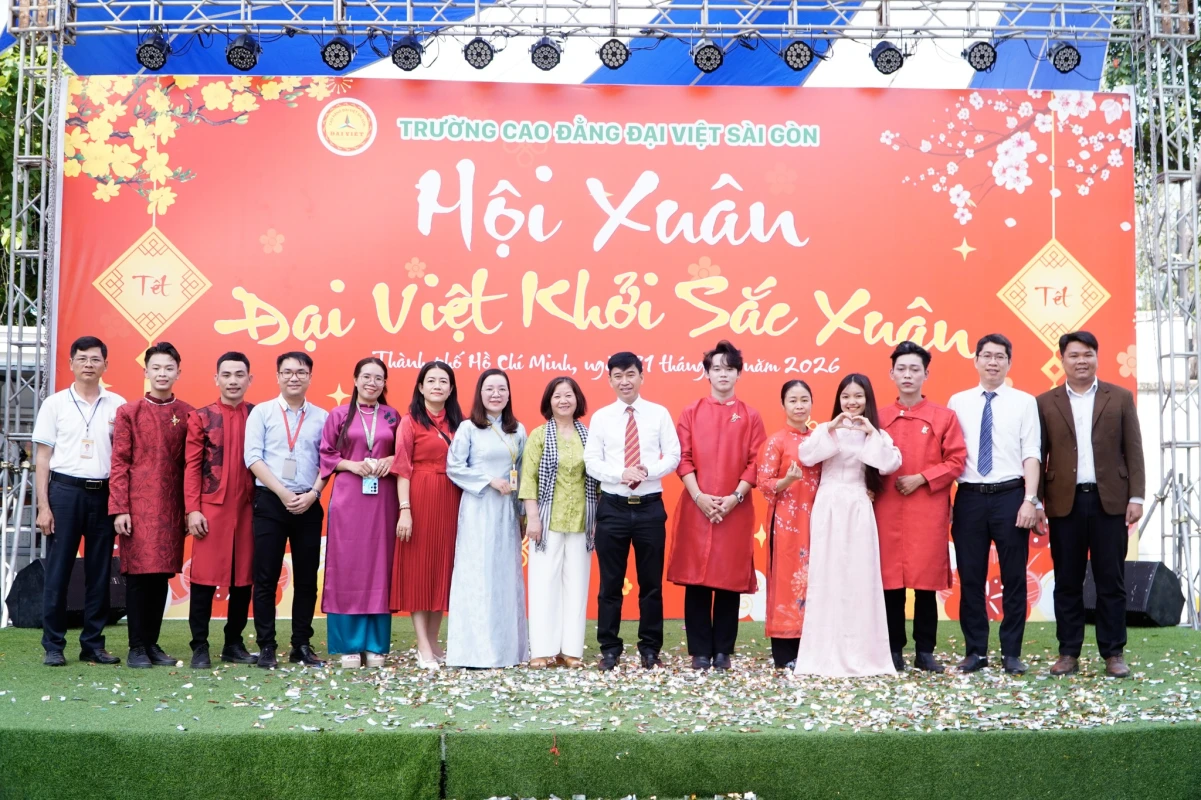 ĐẠI VIỆT KHỞI SẮC XUÂN – LAN TỎA KHÔNG KHÍ TẾT, KẾT NỐI YÊU THƯƠNG | Trường Cao Đẳng Đại Việt Sài Gòn