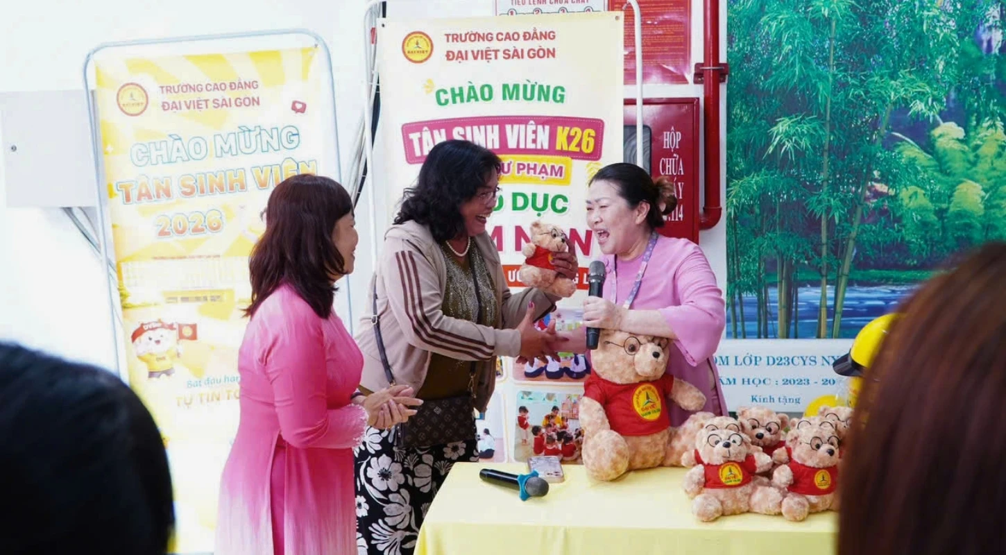 KHOA SƯ PHẠM ĐẠI VIỆT SÀI GÒN CHÀO ĐÓN K26 – HÀNH TRÌNH MỚI BẮT ĐẦU | Trường Cao Đẳng Đại Việt Sài Gòn
