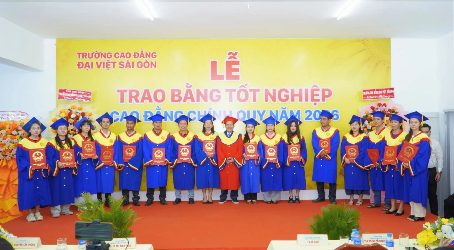 LỄ TRAO BẰNG TỐT NGHIỆP NĂM 2026 | Trường Cao Đẳng Đại Việt Sài Gòn