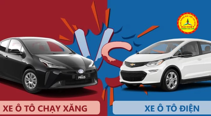 So Sánh Xe Điện Và Xe Xăng | Trường Cao Đẳng Đại Việt Sài Gòn