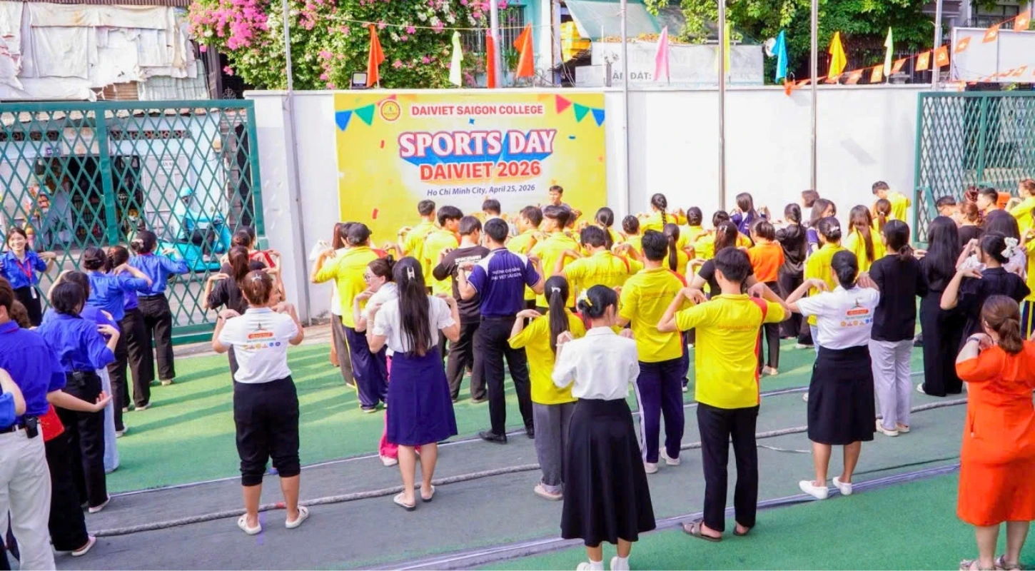 SPORTS DAY – DAIVIET 2026: NGÀY HỘI THỂ THAO CỦA SINH VIÊN KHOA NGÔN NGỮ | Trường Cao Đẳng Đại Việt Sài Gòn