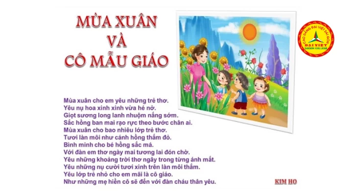 Tuyển Tập Thơ Mùa Xuân | Trường Cao Đẳng Đại Việt Sài Gòn