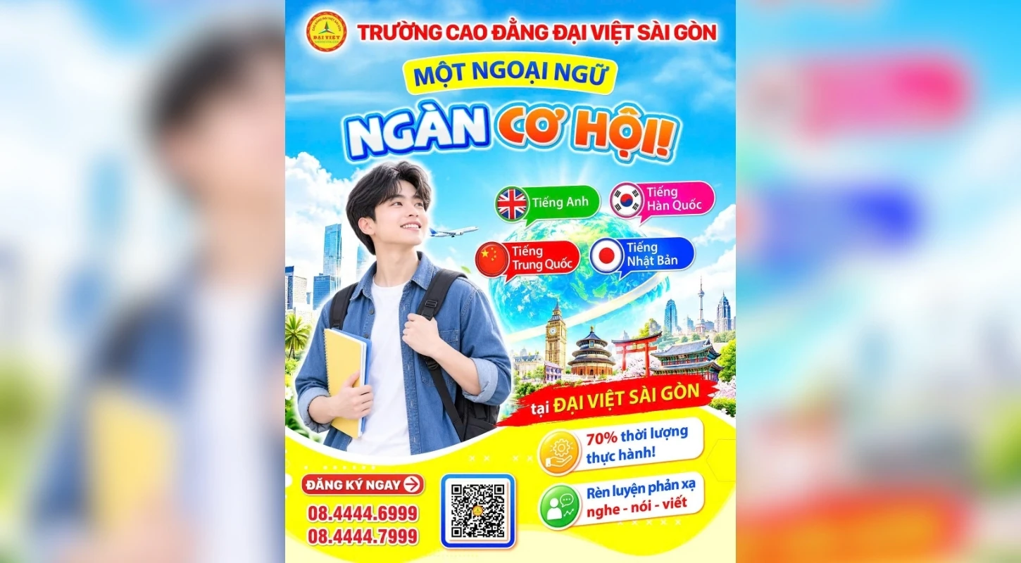 VÌ SAO SINH VIÊN CAO ĐẲNG NGHỀ NÊN HỌC NGOẠI NGỮ? HÀNH TRANG QUAN TRỌNG CHO NGHỀ NGHIỆP TƯƠNG LAI | Trường Cao Đẳng Đại Việt Sài Gòn