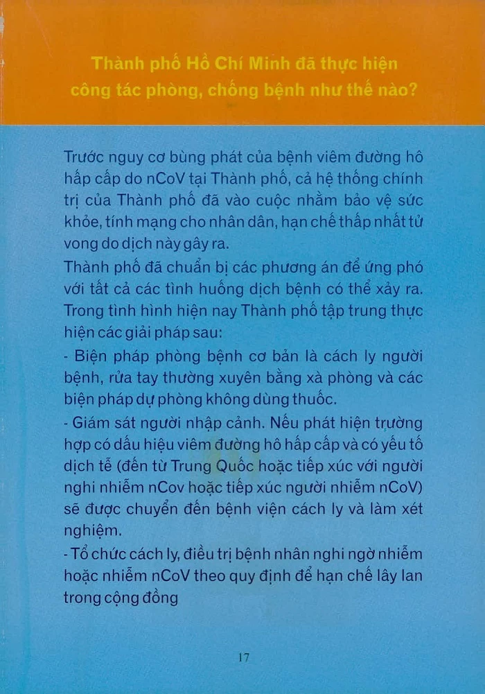 Cẩm Nang Hỏi, Đáp Về Phòng Chống Dịch Ncov - 17