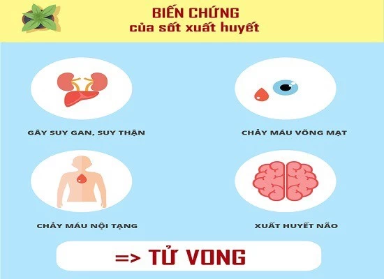 Biến chứng của sốt xuất huyết
