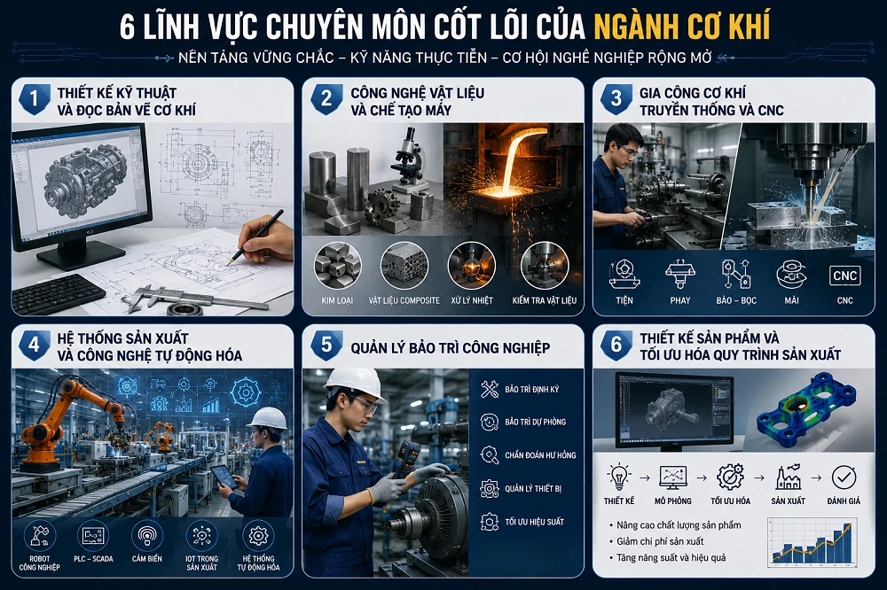 CHỌN NGÀNH CÔNG NGHỆ KỸ THUẬT CƠ KHÍ CHỌN CON ĐƯỜNG TẠO RA GIÁ TRỊ