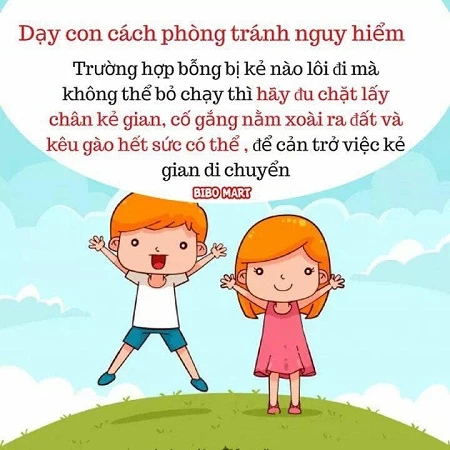 KỸ NĂNG SINH TỒN GIÁO VIÊN VÀ BA MẸ NÊN TRANG BỊ CHO TRẺ CON.