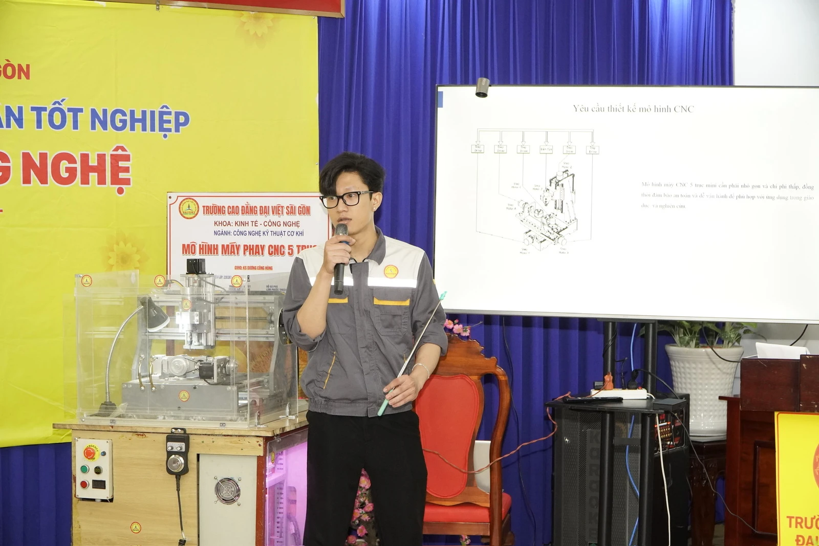 NGÀY HỘI BẢO VỆ ĐỒ ÁN TỐT NGHIỆP NGÀNH CÔNG NGHỆ KỸ THUẬT CƠ KHÍ: NƠI HỘI TỤ TRI THỨC, SÁNG TẠO VÀ CƠ HỘI NGHỀ NGHIỆP