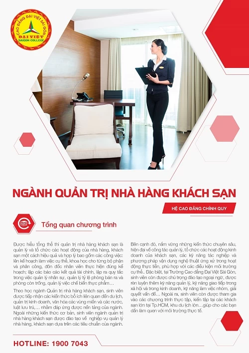 Tổng Quan Chương Trình Học Ngành Quản Trị Nhà Hàng Khách Sạn - 1