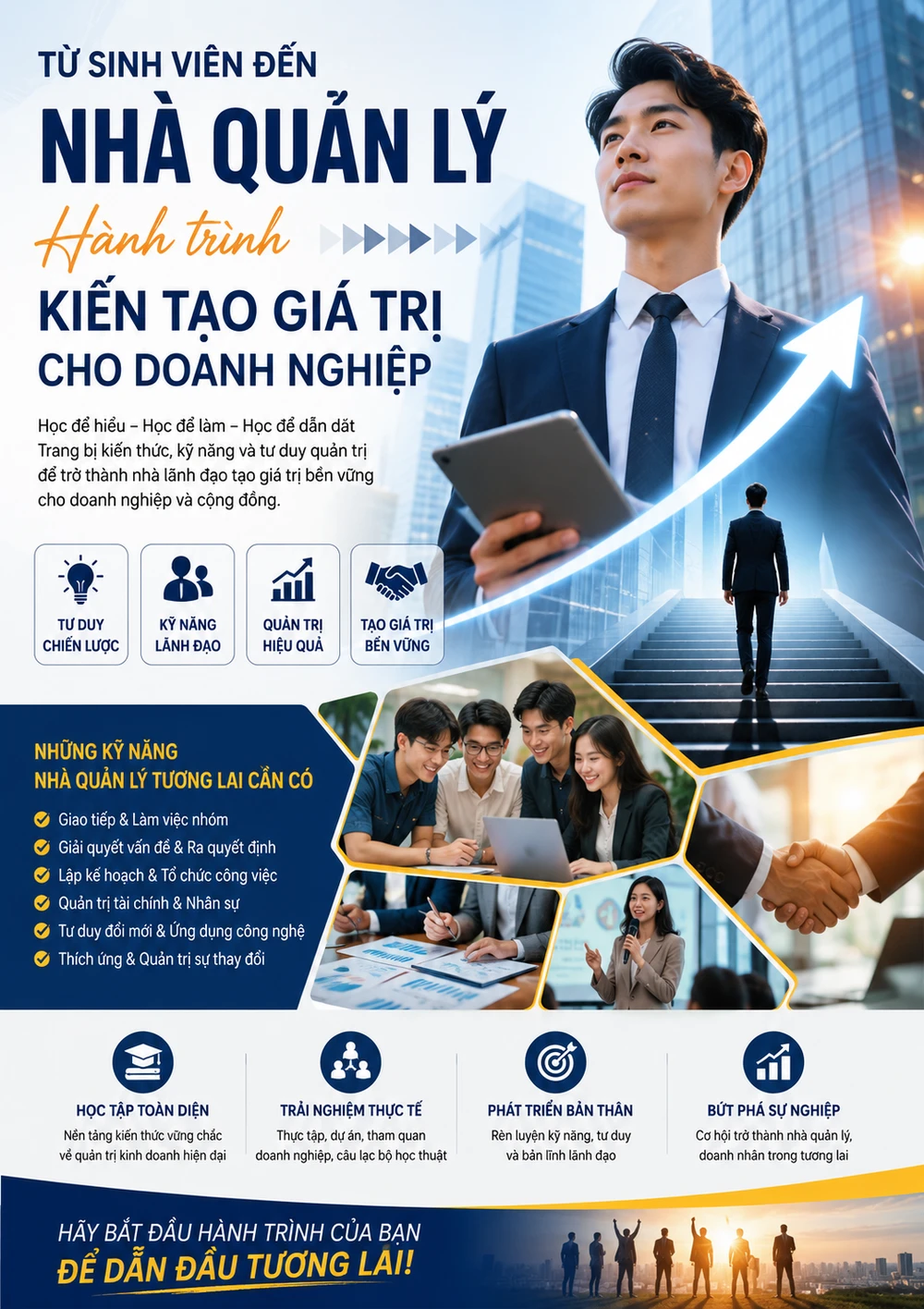 Từ Sinh Viên Đến Nhà Quản Lý – Hành Trình Kiến Tạo Giá Trị Cho Doanh Nghiệp