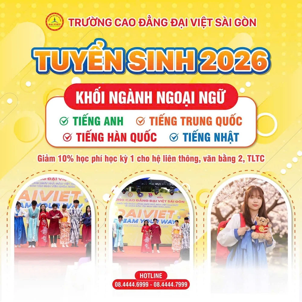TUYỂN SINH NGÀNH NGOẠI NGỮ NĂM 2026 - MỞ LỐI TƯƠNG LAI HỘI NHẬP