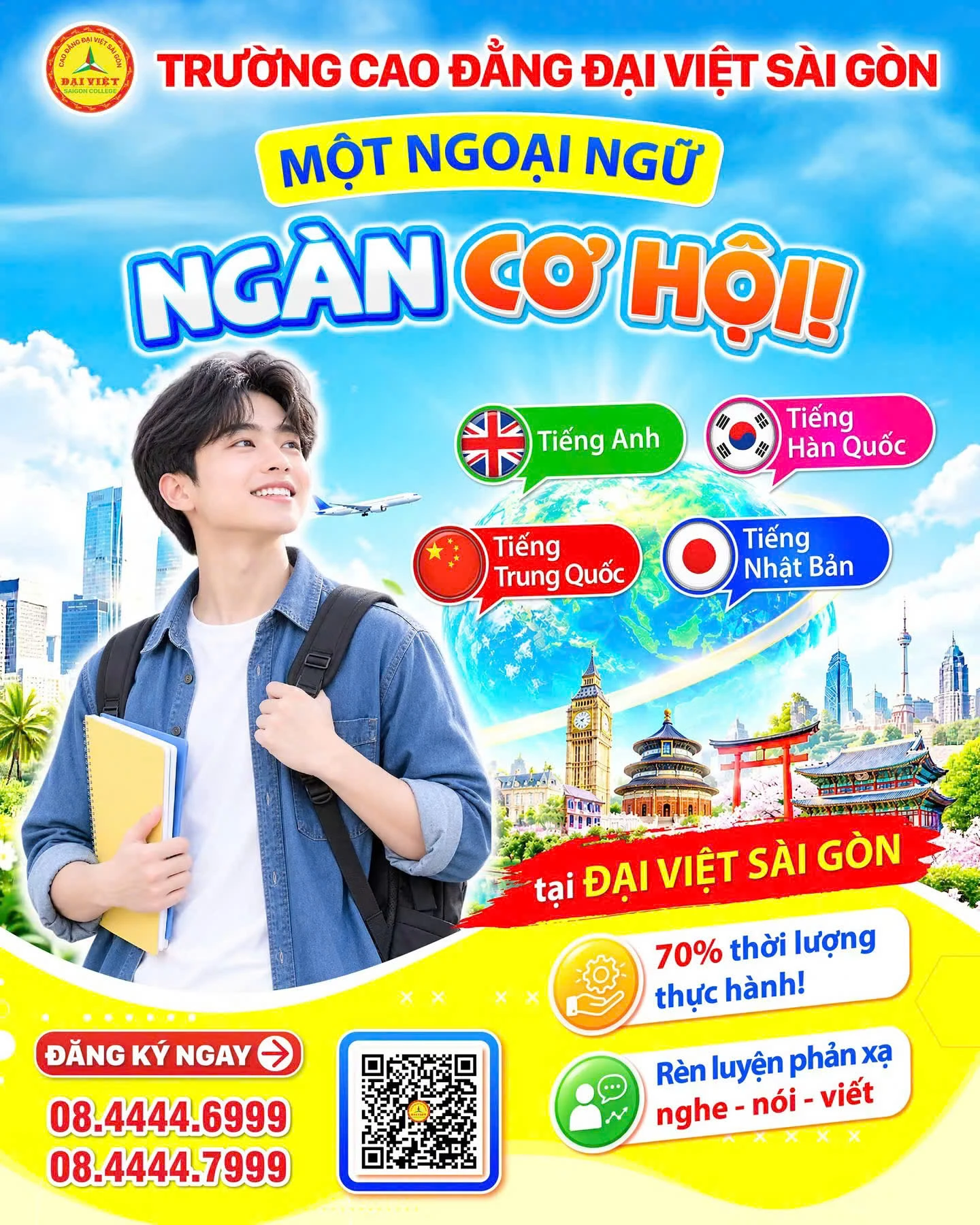 VÌ SAO SINH VIÊN CAO ĐẲNG NGHỀ NÊN HỌC NGOẠI NGỮ? HÀNH TRANG QUAN TRỌNG CHO NGHỀ NGHIỆP TƯƠNG LAI