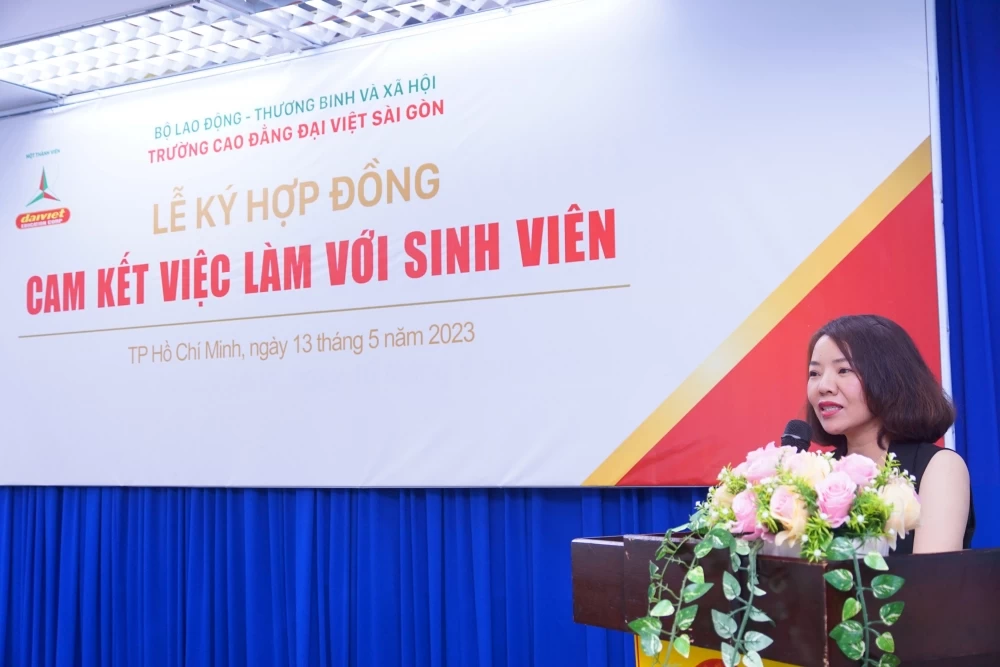 Cao đẳng Đại Việt Sài Gòn thông báo CHƯƠNG TRÌNH KÝ HỢP ĐỒNG CAM KẾT VIỆC LÀM GIỮA NHÀ TRƯỜNG VÀ SINH VIÊN NĂM 2023