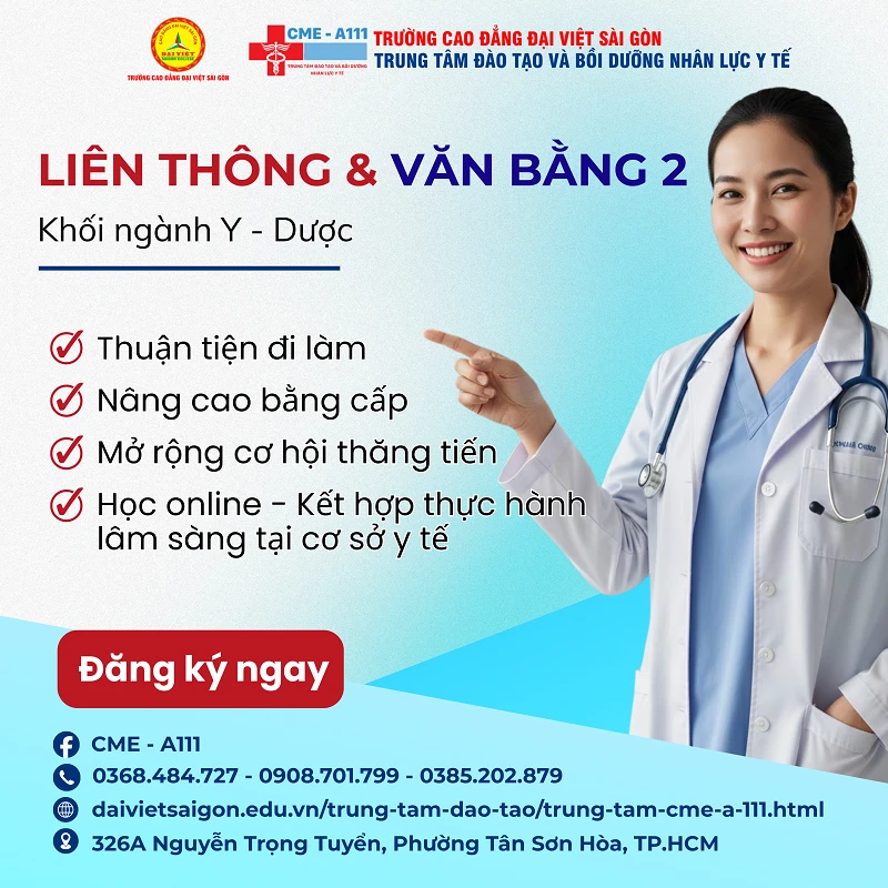 Thông Báo Tuyển Sinh Liên Thông Và Văn Bằng 2 Khối Ngành Y - Dược