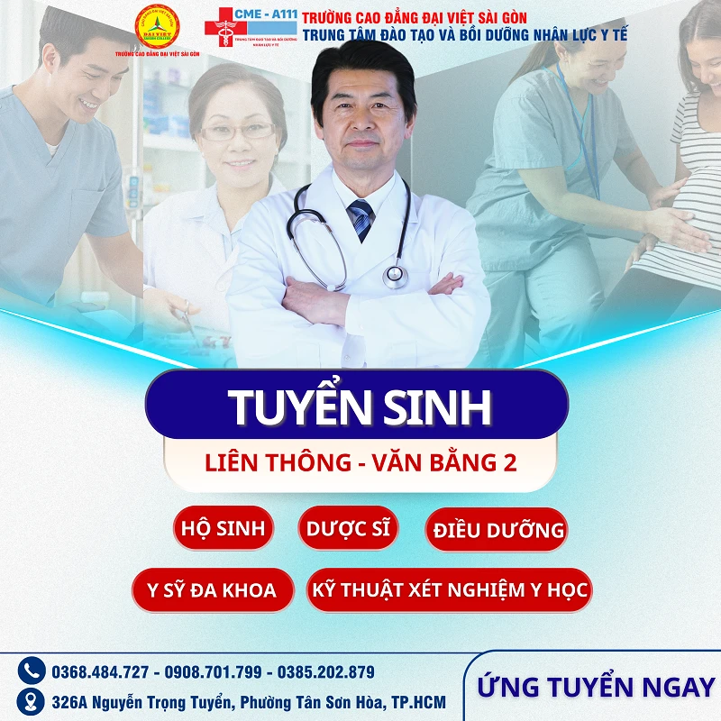 Thông Báo Tuyển Sinh Liên Thông Và Văn Bằng 2 Khối Ngành Y - Dược